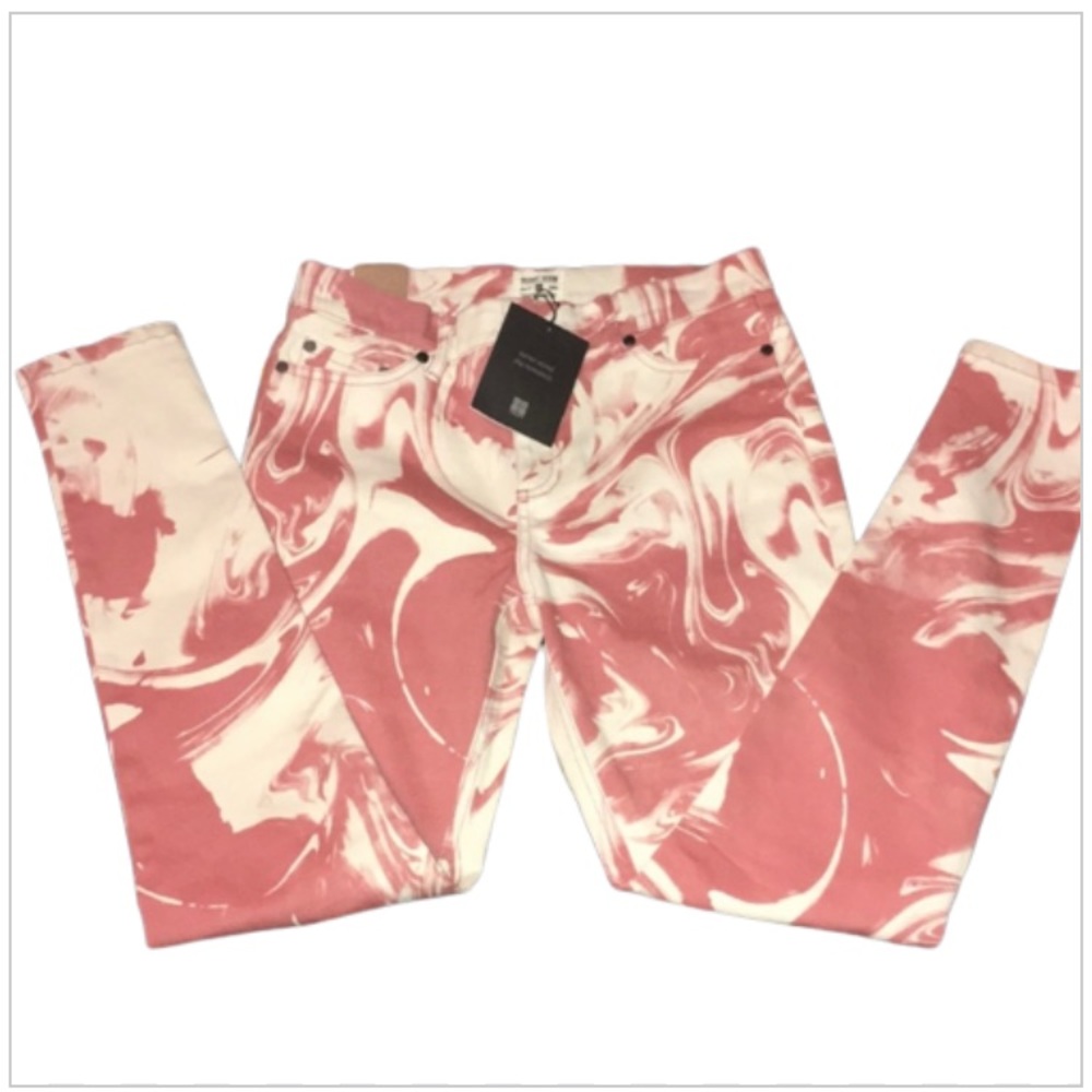 NWT Insight Denim Marbled Jeans